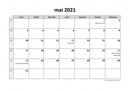 Calendrier mai 2021 modele 03