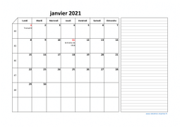 Calendrier novembre 2021 modele 06