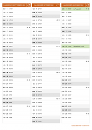 Calendrier pour les mois de Septembre à Novembre 2021 portrait 2