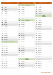 Calendrier pour les mois de Avril à Juin 2022 portrait 2