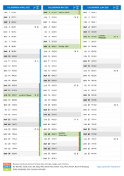 Calendrier scolaire pour Avril à Juin 2022 portrait 2