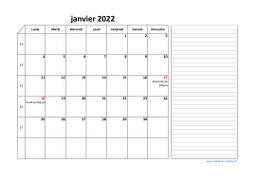 Calendrier avril 2022 modele 06