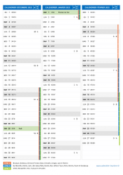 Calendrier scolaire pour Décembre 2022 à Février 2023 portrait 2