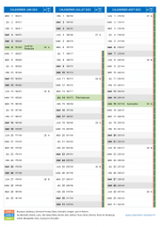Calendrier scolaire pour Juin à Août 2022 portrait 2