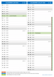 Calendrier scolaire pour Juin et Juillet 2022 portrait 2