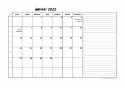 Calendrier juin 2022 modele 06