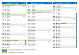 Calendrier scolaire pour Mai à Juillet 2022 paysage 2