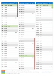 Calendrier scolaire pour Novembre 2022 à Janvier 2023 portrait 2
