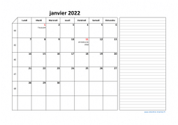 Calendrier novembre 2022 modele 06