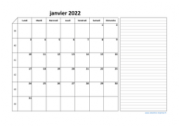 Calendrier octobre 2022 modele 06
