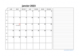 Calendrier août 2023 modele 06
