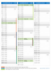 Calendrier scolaire pour Avril à Juin 2023 portrait 2