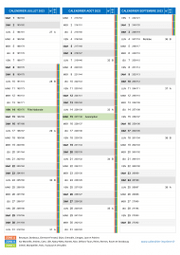 Calendrier scolaire pour Juillet à Septembre 2023 portrait 2