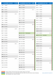Calendrier scolaire pour Juin à Août 2023 portrait 2