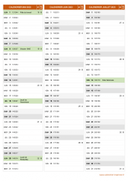 Calendrier pour les mois de Mai à Juillet 2023 portrait 2