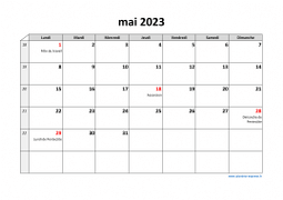 Calendrier mai 2023 modele 03