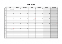Calendrier mai 2023 modele 05