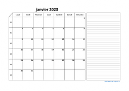 Calendrier octobre 2023 modele 06