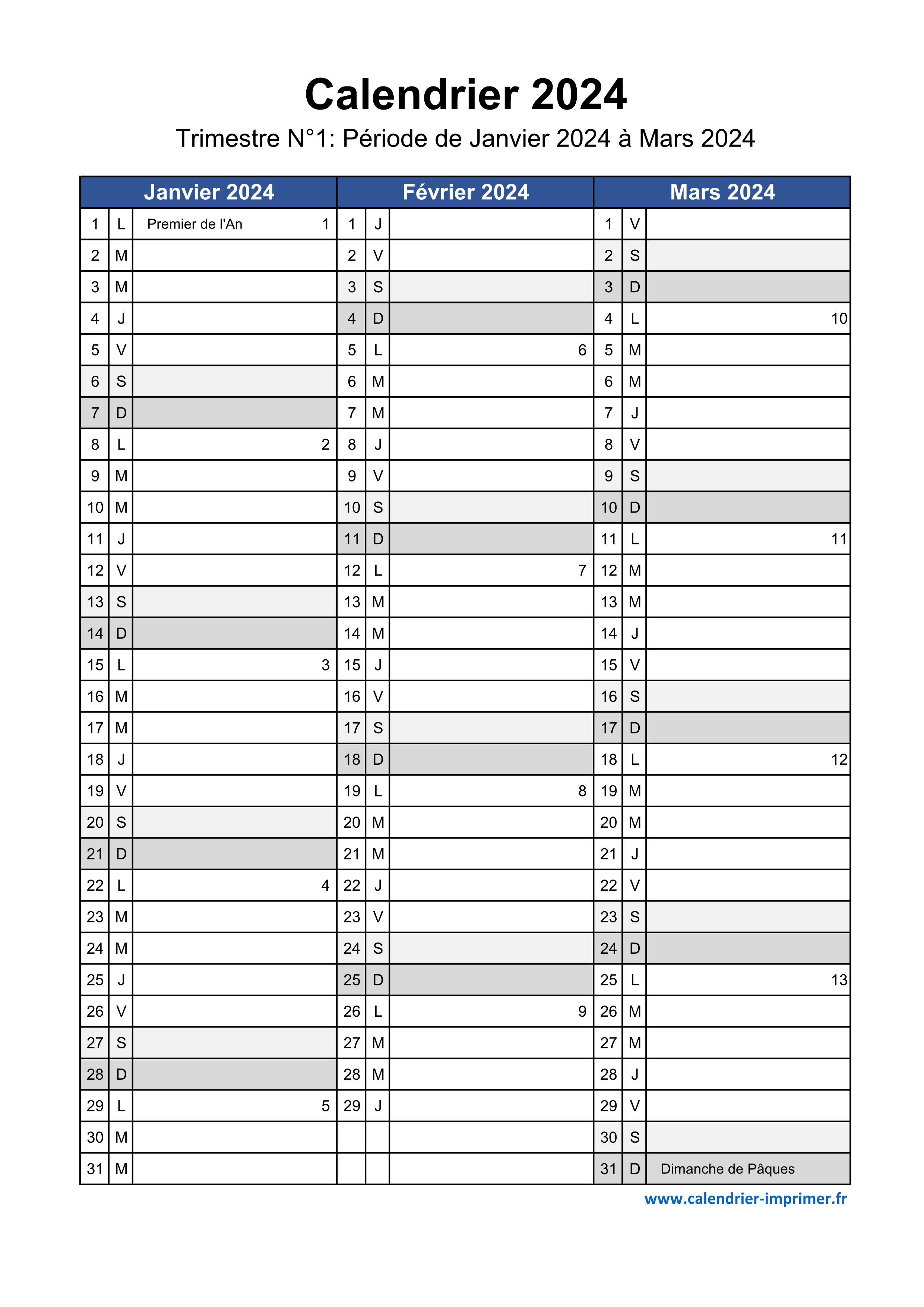 Calendrier Français 2024 Simple PNG , Calendrier, 2024, Mois PNG