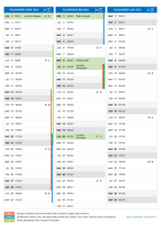 Calendrier scolaire pour Avril à Juin 2024 portrait 2