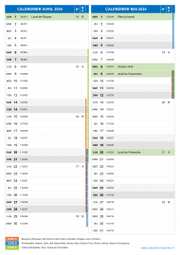 Calendrier scolaire pour Avril et Mai 2024 portrait 2