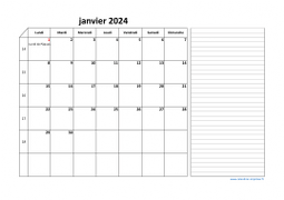 Calendrier avril 2024 modele 06