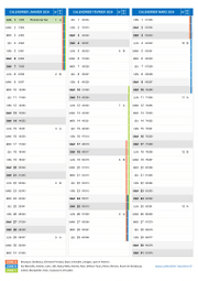 Calendrier scolaire pour Janvier à Mars 2024 portrait 2