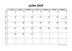 Calendrier juillet 2024 modele 03