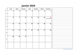 Calendrier juillet 2024 modele 06
