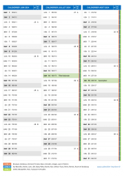 Calendrier scolaire pour Juin à Août 2024 portrait 2