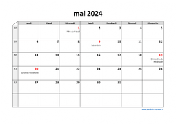 Calendrier mai 2024 modele 03