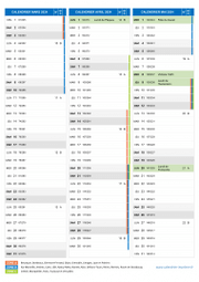 Calendrier scolaire pour Mars à Mai 2024 portrait 2