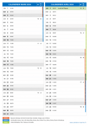 Calendrier scolaire pour Mars et Avril 2024 portrait 2