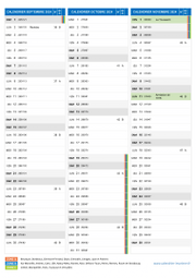Calendrier scolaire pour Septembre à Novembre 2024 portrait 2