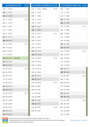 Calendrier scolaire pour Août à Octobre 2025 portrait 2