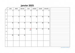 Calendrier décembre 2025 modele 06