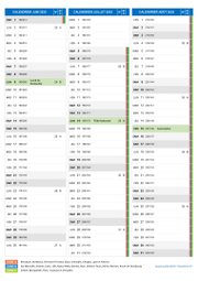 Calendrier scolaire pour Juin à Août 2025 portrait 2