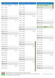 Calendrier scolaire pour Septembre à Novembre 2025 portrait 2