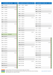 Calendrier scolaire pour Août à Octobre 2026 portrait 2