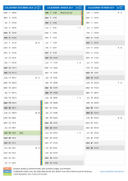 Calendrier scolaire pour Décembre 2026 à Février 2027 portrait 2
