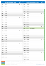 Calendrier scolaire pour Juin et Juillet 2026 portrait 2