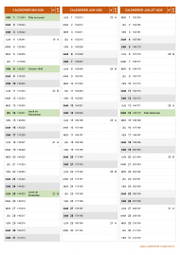 Calendrier pour les mois de Mai à Juillet 2026 portrait 2