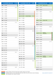 Calendrier scolaire pour Mars à Mai 2026 portrait 2