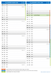 Calendrier scolaire pour Mars et Avril 2026 portrait 2