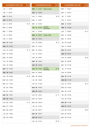 Calendrier pour les mois de Avril à Juin 2027 portrait 2