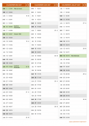 Calendrier pour les mois de Mai à Juillet 2027 portrait 2