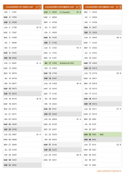 Calendrier pour les mois de Octobre à Décembre 2027 portrait 2